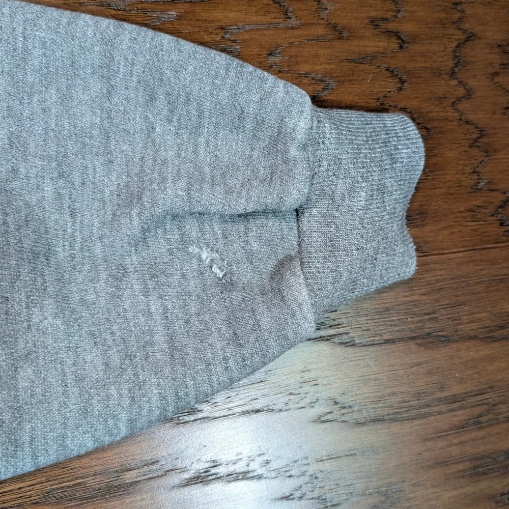 Vintage Levis Raglan Sweatshirt XL 24x24 Heather Gray Tricolor‎ Logo Patch